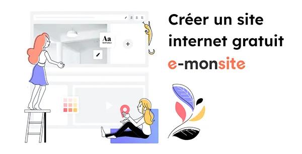 Page d'accueil d'e-monsite